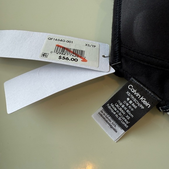 Calvin Klein Modern Cotton Bralette - Black - Picture 6 of 9